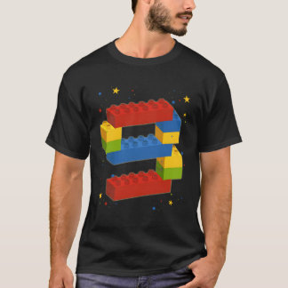 T-shirt Bâtiment Blocs Anniversaire Garçon Fille 9 ans Bri