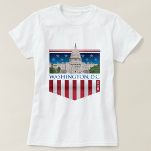 T-shirt Bâtiment de capitol - Washington DC