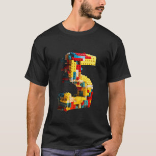 T-shirt Bâtiment de l'édifice mignon pour enfants 5e anniv