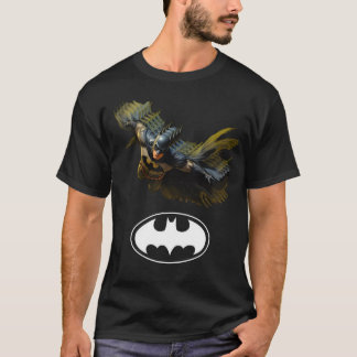T-SHIRT BATMAN 1X003 LOGO BLANC