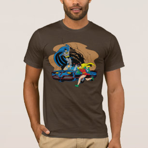 T-shirt Batman And Robin In Batcave