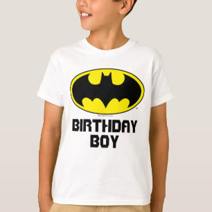 T-shirt Batman Birthday Boy - Nom et âge