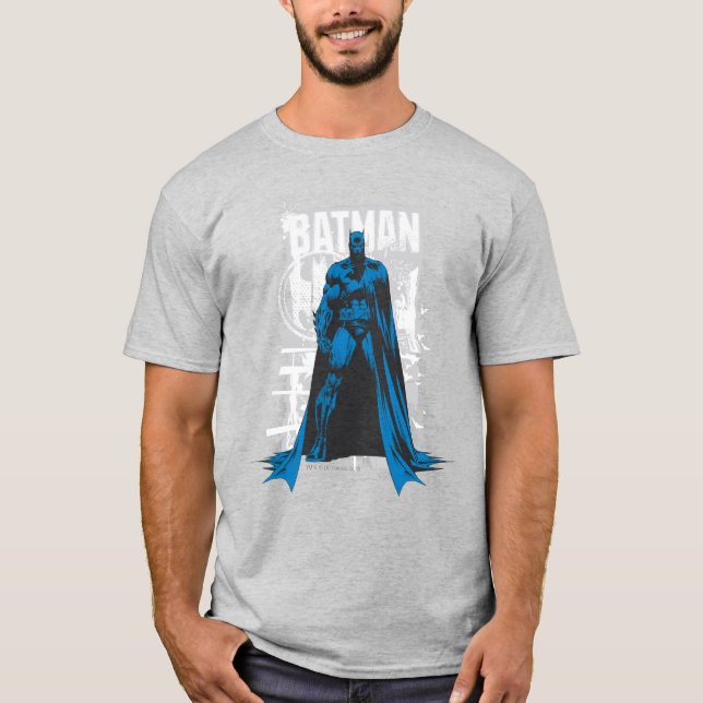T-shirt Batman Comic - Vue Vintage (Devant)