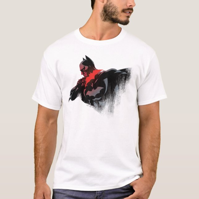T-shirt Batman Crimson Batarang (Devant)