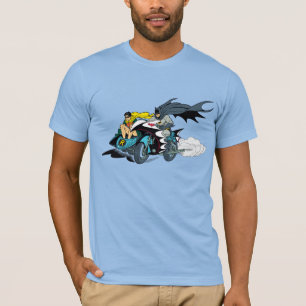T-shirt Batman Et Robin En Batcycle