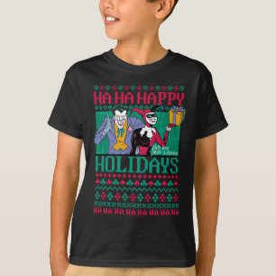 T-shirt Batman   Joyeuses fêtes Joker & Harley Quinn