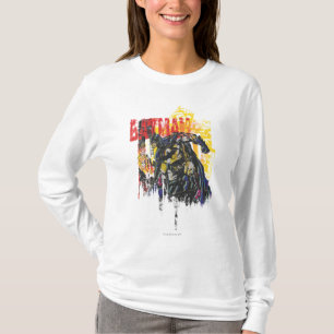 T-shirt Batman Line Art Collage