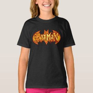 T-shirt Batman Logo saisonnier orange