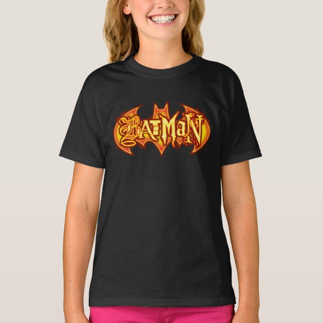 T-shirt Batman | Logo saisonnier orange (Devant)