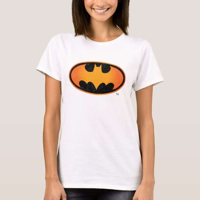 T-shirt Batman | Logo Web d'Halloween (Devant)