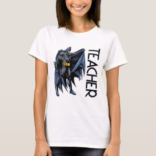 T-shirt Batman Plein-Color Professeur de Côté