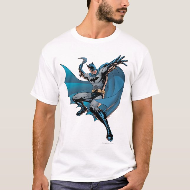 T-shirt Batman prêt à lancer (Devant)