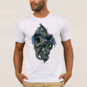T-shirt Batman Skulls/Doodle d'encre 2
