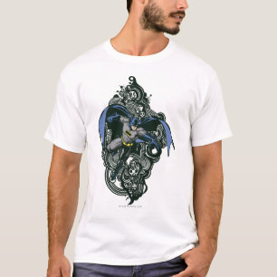 T-shirt Batman Skulls/Doodle d'encre 2
