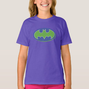 T-shirt Batman Symbole pourpre et vert