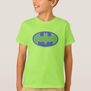 T-shirt Batman Symbole pourpre et vert