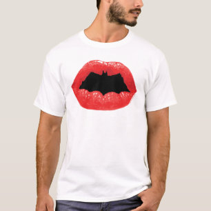 T-shirt Batman Valentine Lèvres de chaume