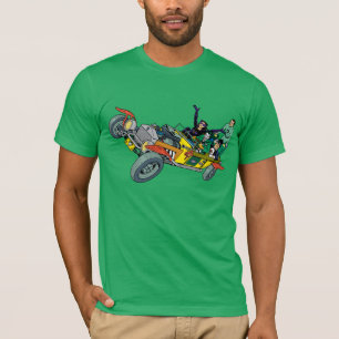 T-shirt Batman Villages À Jokermobile