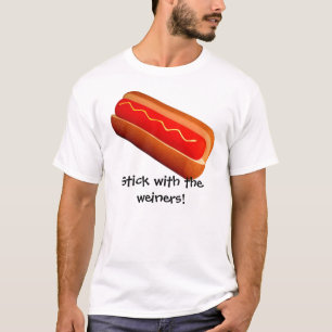 T-shirt Bâton avec les weiners !