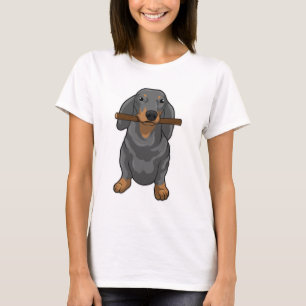 T-shirt Bâton Dachshund