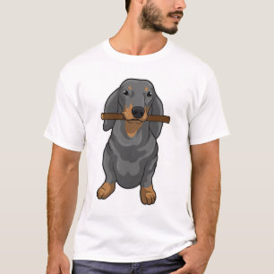 T-shirt Bâton Dachshund