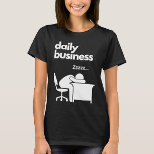 T-shirt Bâton de couchage quotidien de l'entreprise Chaise