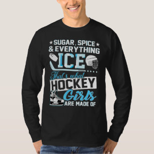 T-shirt Bâton de hockey Patins Goalkeeper Gir de hockey su