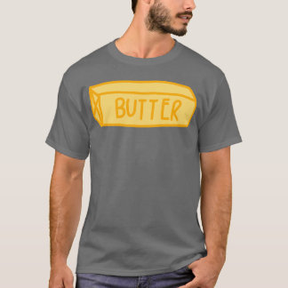 T-shirt Bâton de la famille Buttet de dessin animé jaune