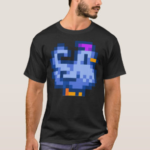 T-shirt Bâton de poulet bleu Shane Stardew Valley &amp; Pi