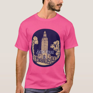 T-shirt Baton Rouge Décal Vintage