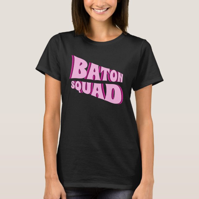 T-shirt Baton Twirling Squad Majorette  1 (Devant)