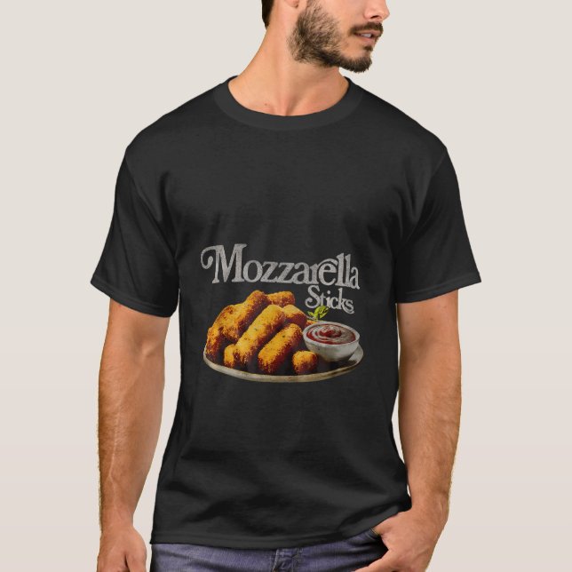 T-shirt Bâtons Mozzarella 90'S Chemise Mozzarella Bâton Ai (Devant)