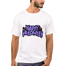 Bats graphiques gras violet et orange Joy Hallowee