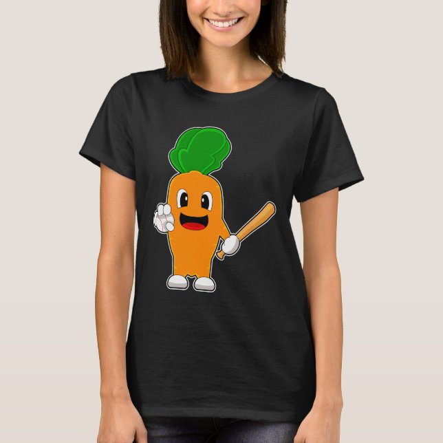 T-shirt Batte de baseball carotte (Devant)