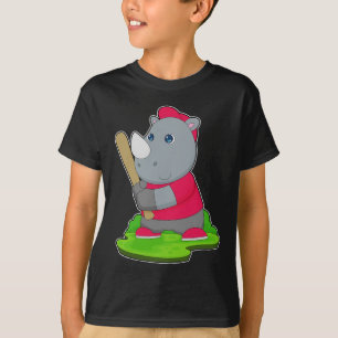 T-shirt Batte de baseball Rhino Baseball