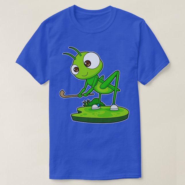 T-shirt Batte de hockey chenille (Design devant)