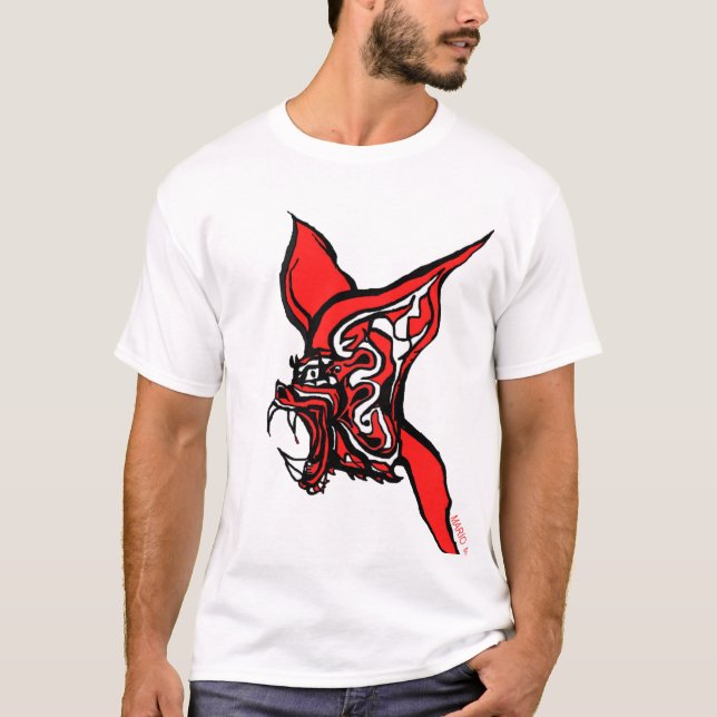 T-shirt Batte de vampire (Devant)