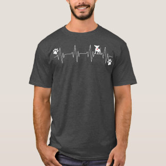T-shirt Battement de coeur de Chihuahua Drôle de propriéta