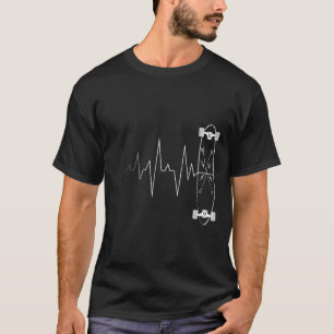 T-shirt Battement de cœur de skateboard - Skateboard 