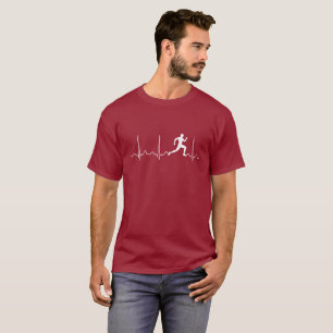 T-SHIRT BATTEMENT DE COEUR D'HOMME DE COUREUR