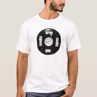 T-shirt Battements de baisse, pas pièce en t de bombes -