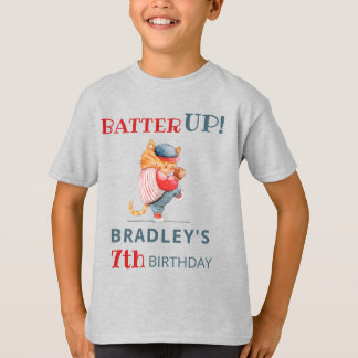 T-shirt Batter ! Sports de baseball Anniversaire Invité d'