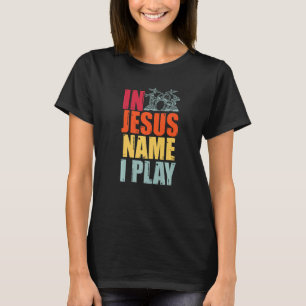 T-shirt Batterie Batteur Batterie Percussion Jésus Chrétie