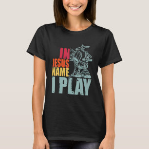 T-shirt Batterie Batteur Batterie Percussion Jésus Chrétie