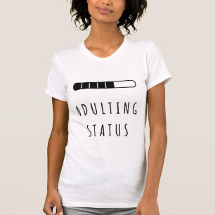 T-shirt Batterie d'état d'utilisation presque vide