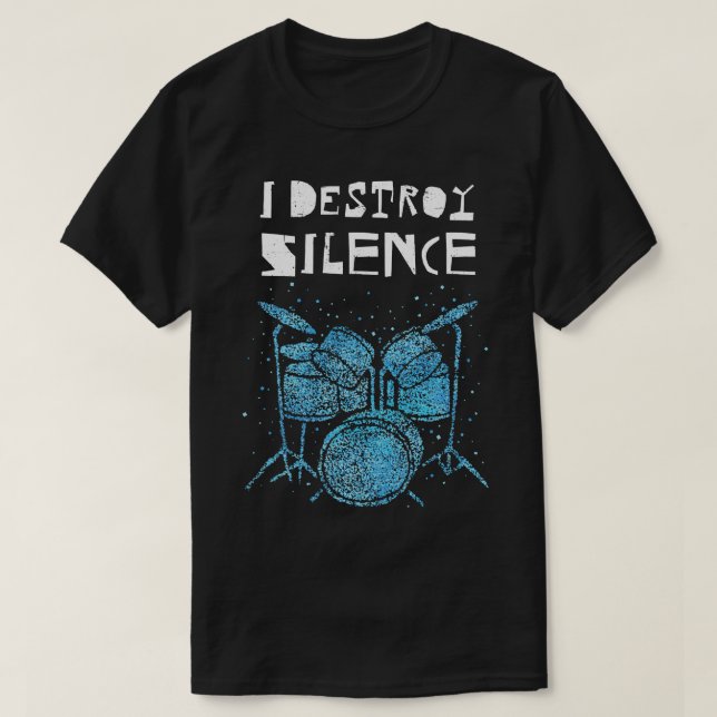 T-shirt Batterie tambour tambour tambour tambour tambour (Design devant)