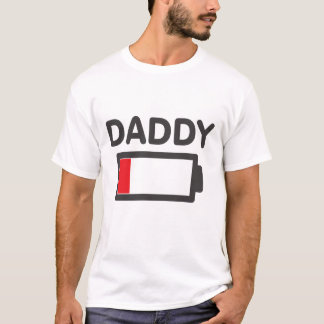 T-shirt Batterie vidangée par papa