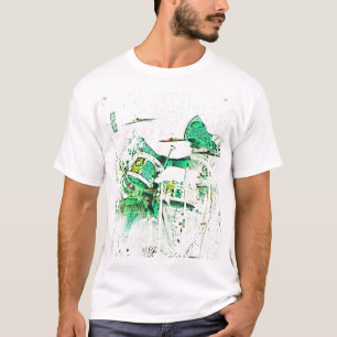 T-shirt Batteur au néon