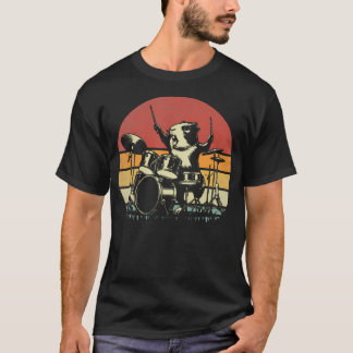 T-shirt Batteur Cobaye Rock Batteur Cobaye Jouant