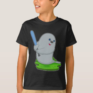 T-shirt Batteur de baseball Batte de baseball